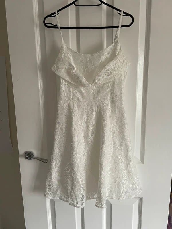 Shein Shein White Lace Cami Dress size M