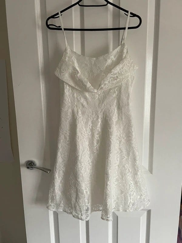 Shein Shein White Lace Cami Dress size M - 1