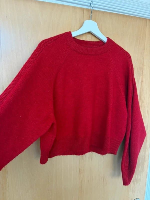 ASOS Red knit jumper