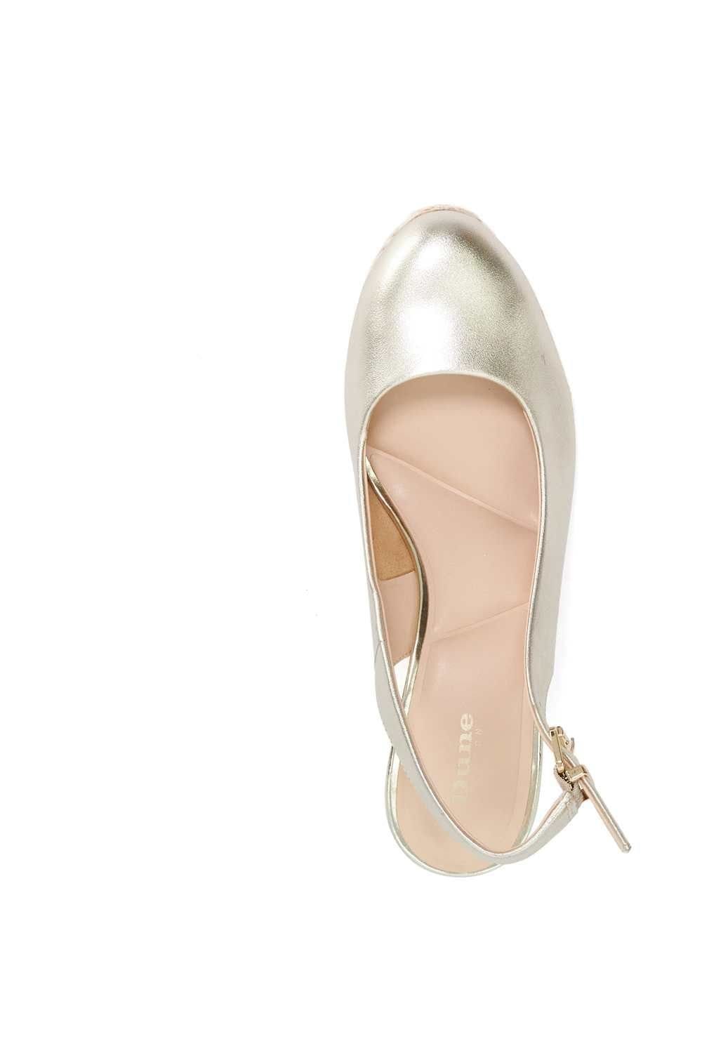 Dune London Dune London Women's 'Capable' Leather Wedges in Metallics - 4