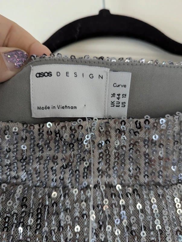 ASOS Design ASOS Curve Sequin Flares 16