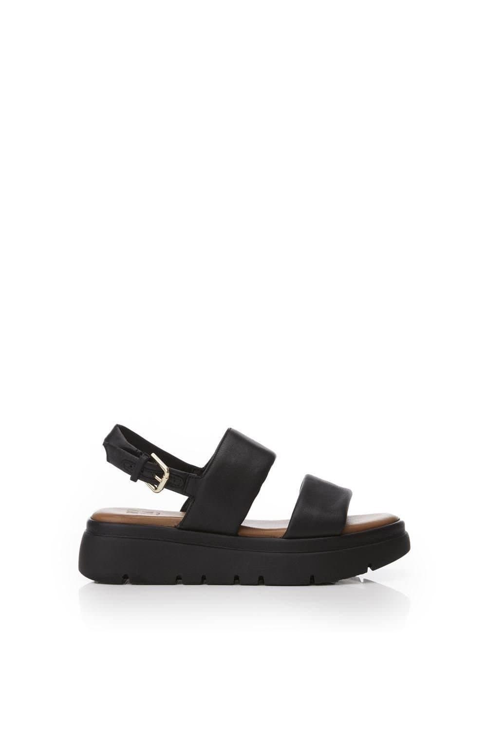 Moda In Pelle Moda In Pelle Women's 'Netty' Leather Flatforms in Black