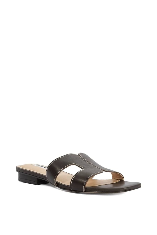 Dune London Dune London Women's 'Loupe' Leather Sandals in Brown - 2