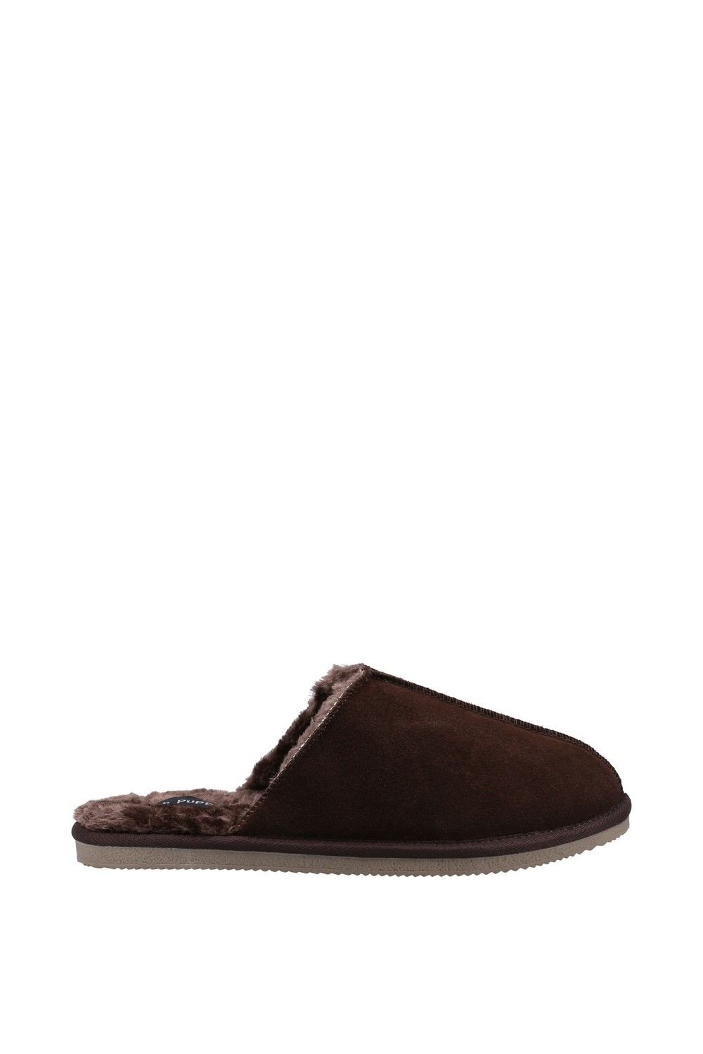 Hush Puppies Hush Puppies Men's 'Coady Slipper' Classic Slippers in Brown - 4