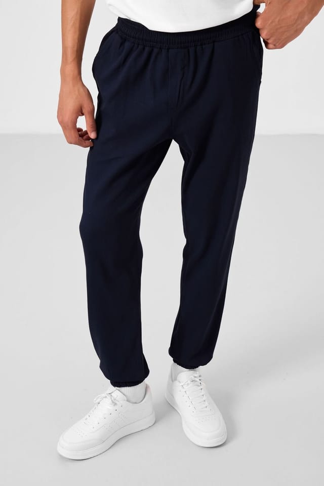 Tommy Life Tommy Life Men's Straight-Leg Pull-On Chinos in Dark Navy - 2