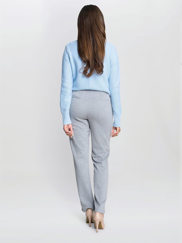 Gina Bacconi Gina Bacconi Women's Anna-Maria Tailored Trouser in Grey - 2