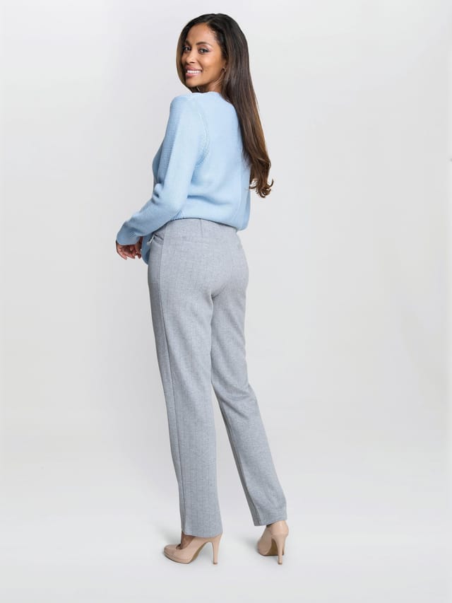 Gina Bacconi Gina Bacconi Women's Anna-Maria Tailored Trouser in Grey - 3