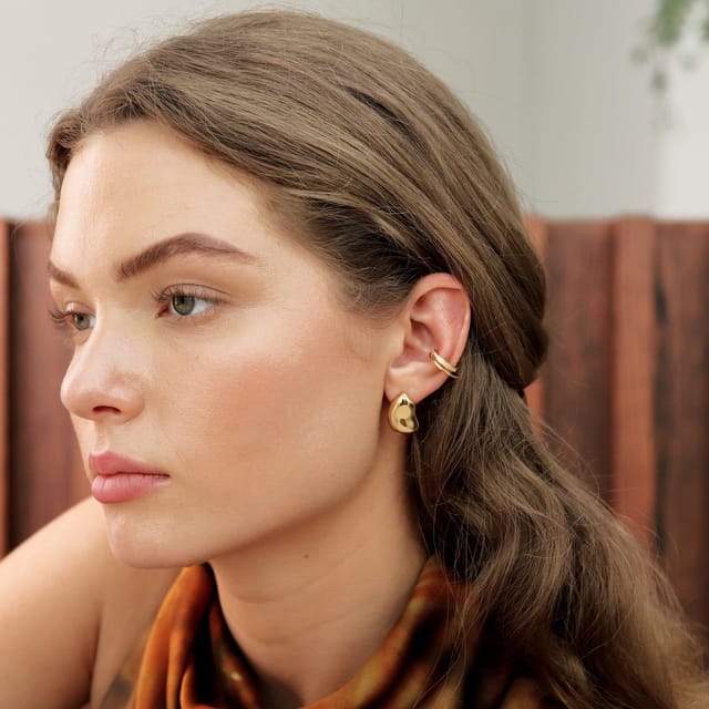 Gold Trip Gold Trip Women's Lava Earrings in Gold - 2