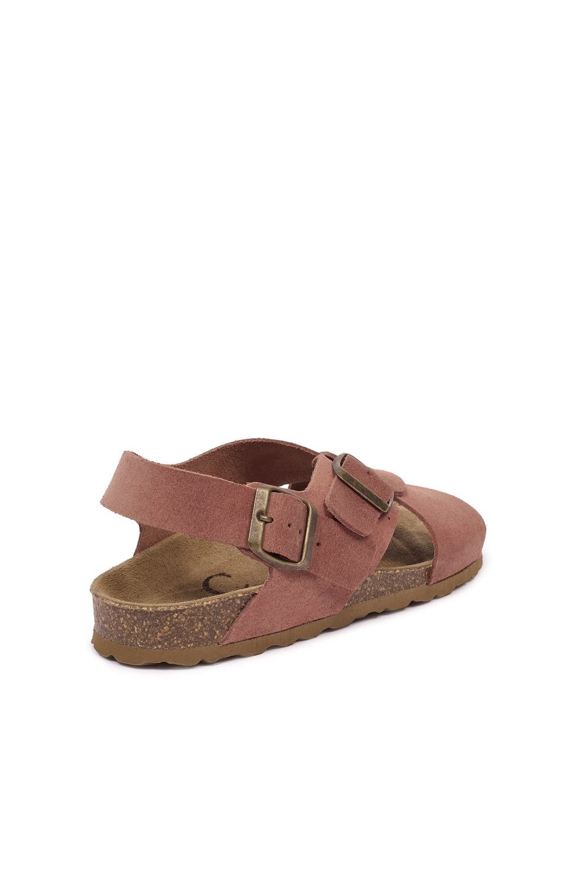 Celtic & Co Celtic & Co Women's Crossover Buckle Sandal in Light Brown - 4
