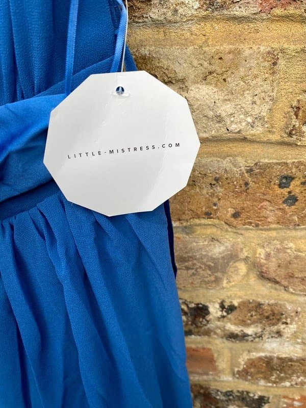 Little Mistress Stand-Out Cobalt Blue Maxi Dress UK 16-18 | Wedding Guest, Prom & Occasion