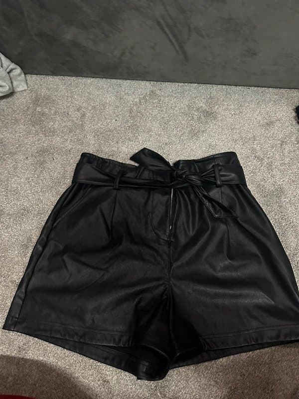 New Look Leather shorts