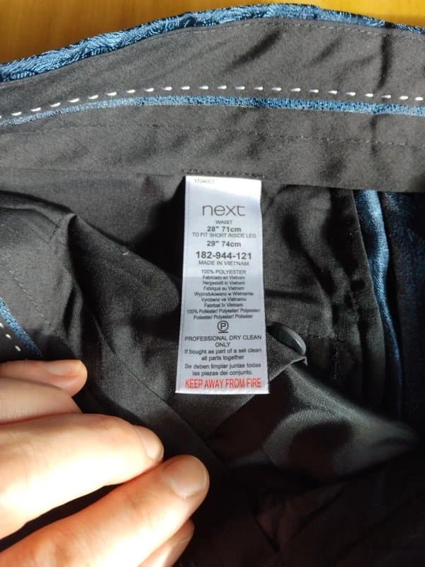 Next Dress suit trousers 28w