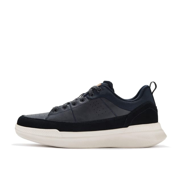 Clarks Clarks Men's Burford Lace Navy Trainers in Blue - 2