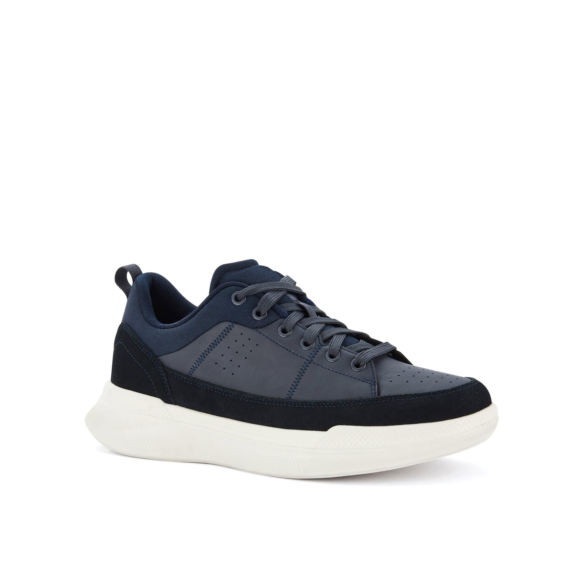 Clarks Clarks Men's Burford Lace Navy Trainers in Blue - 4