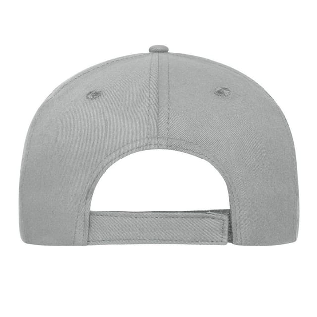 Myrtle Beach Myrtle Beach Men's 5 Panel Cotton Sandwich Peak Cap in Mid Grey - 2