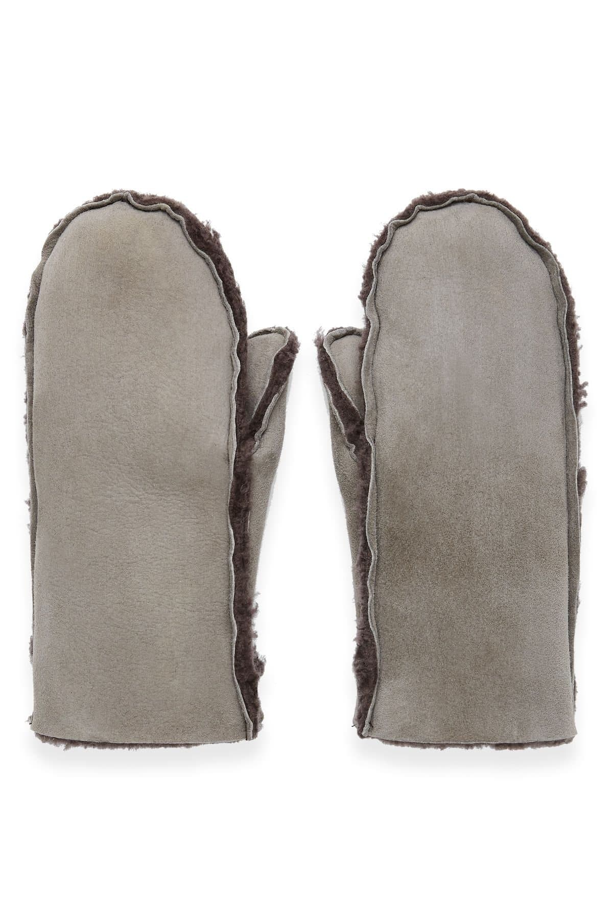 Celtic & Co Celtic & Co Women's British Sheepskin Mitts in Grey