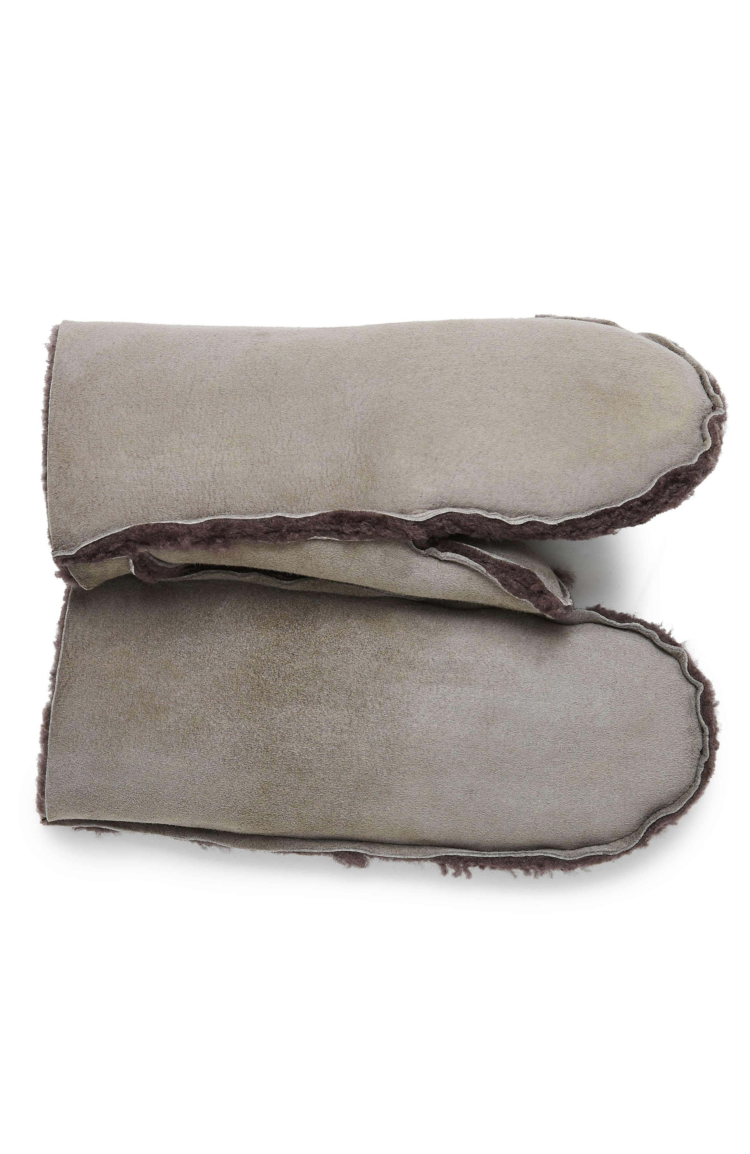Celtic & Co Celtic & Co Women's British Sheepskin Mitts in Grey - 2