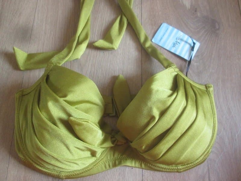 Pour Moi Pour Moi size 32DD underwired padded halter Mojito bikini top Brand new with tags