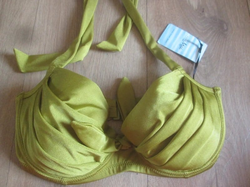 Pour Moi Pour Moi size 32DD underwired padded halter Mojito bikini top Brand new with tags - 1