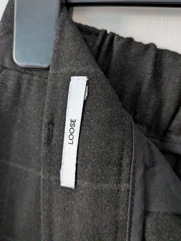 Bershka Bershka Loose Fit Check Trousers - Size Large