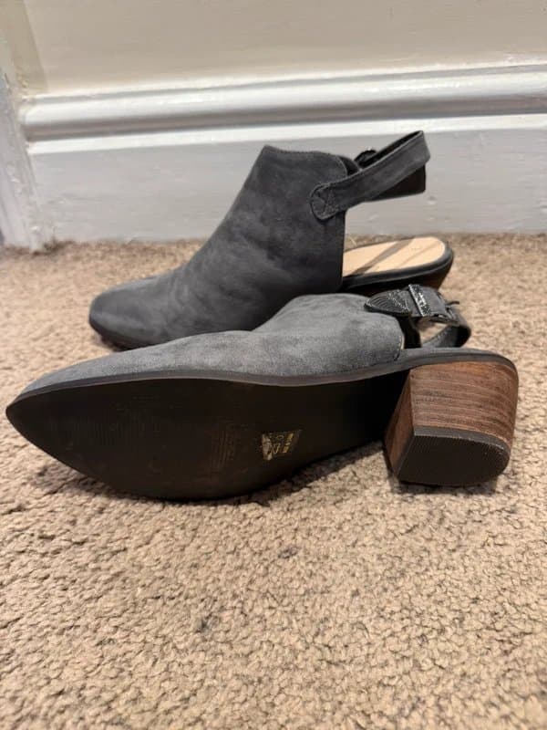 TU Grey heeled boots