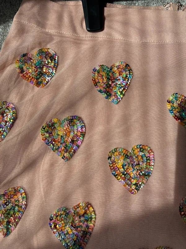 ASOS ASOS sequin embellished summer skirt festival wedding