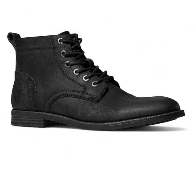 Windsor Smith Windsor Smith Men's Leather Casual Desert Boots - Sebastien in Black - 3