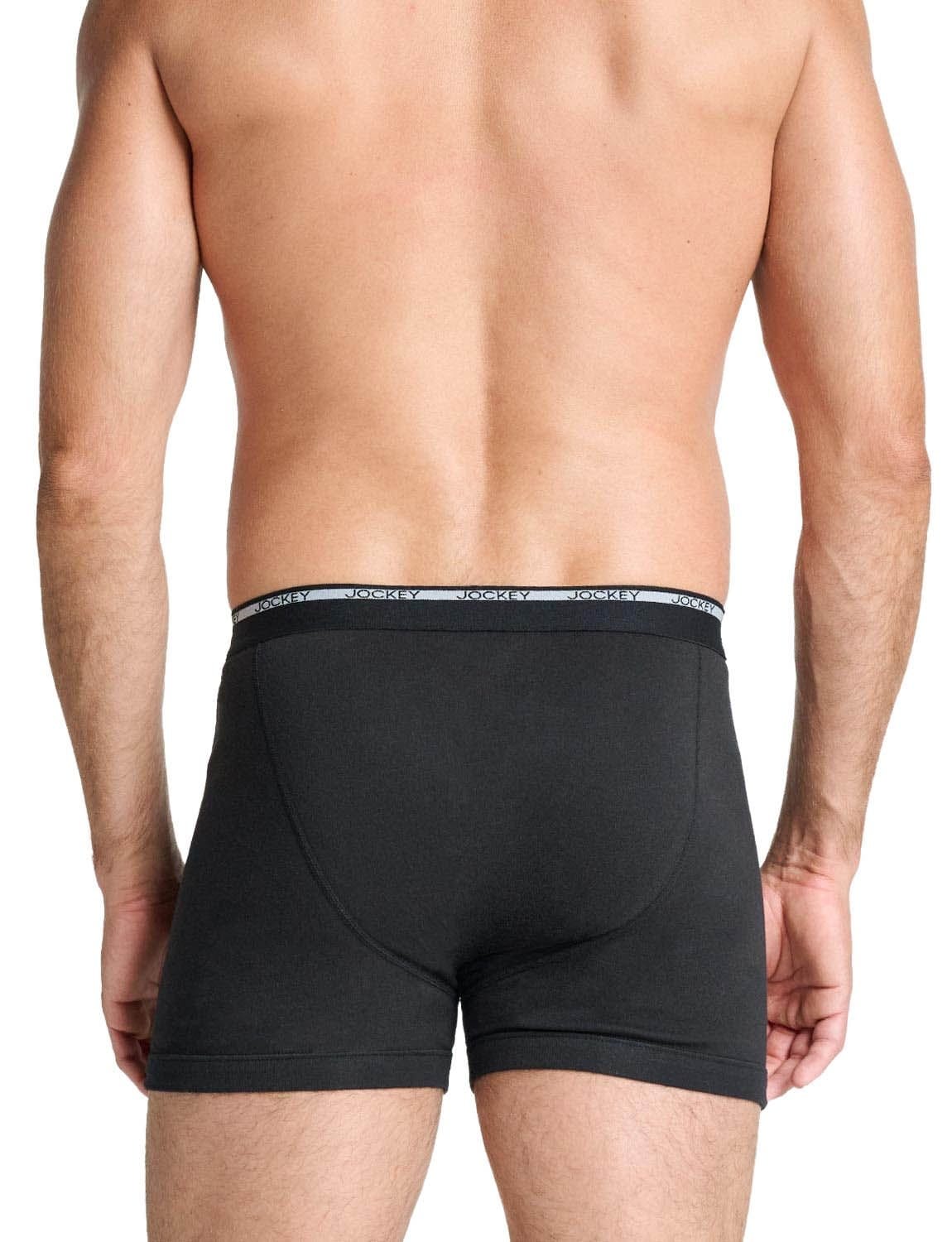 Jockey Jockey Men's Pack Of 2 Knitted Boxer in Black - 4