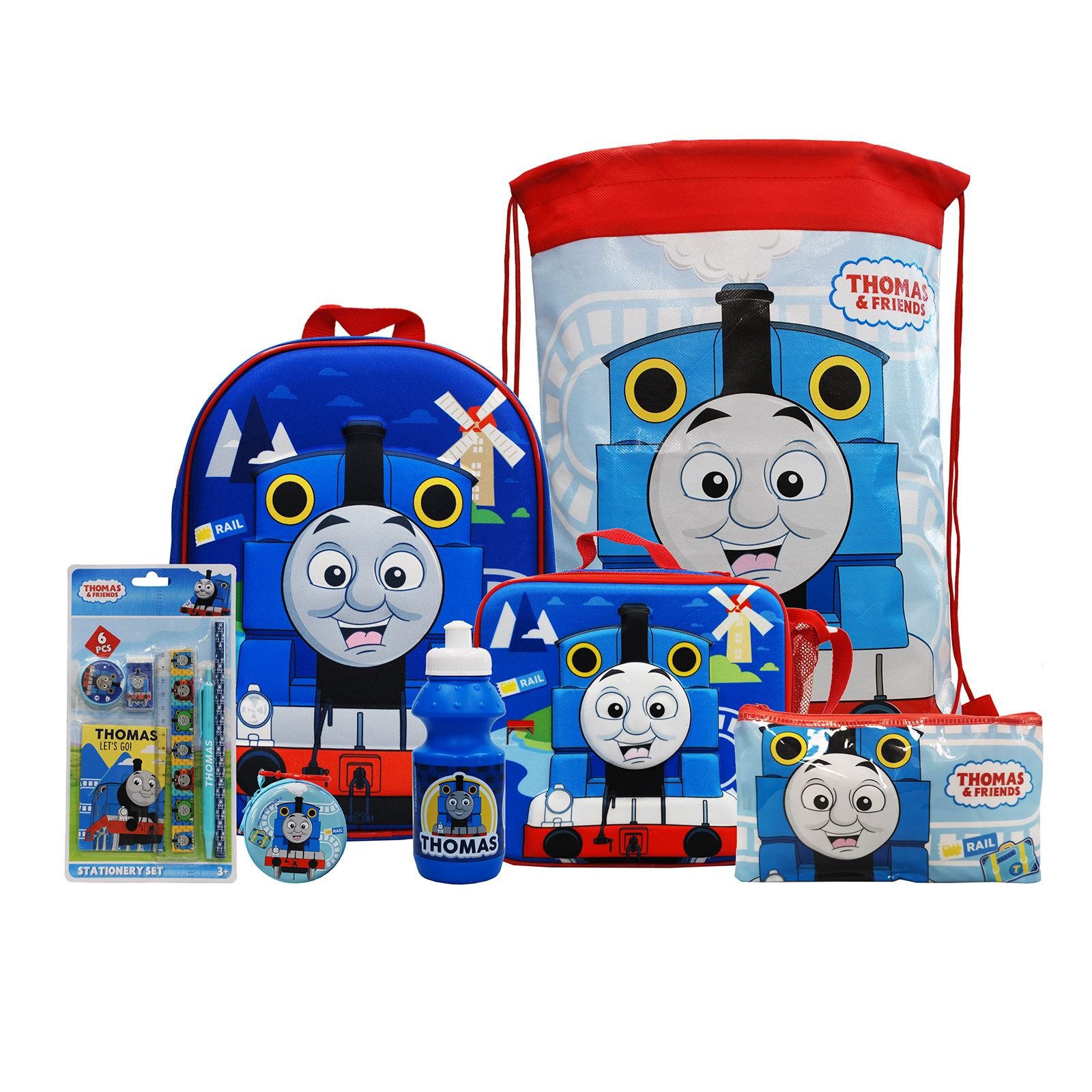 simpa simpa Men's Thomas & Friends 7PC Back to School Bundle - 2