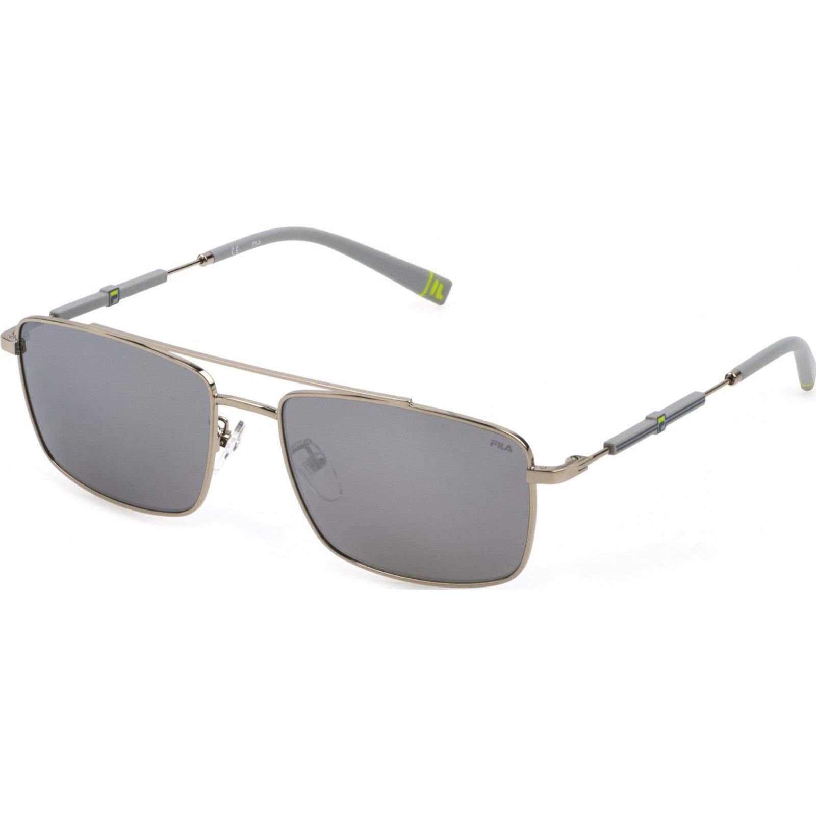 FILA FILA Men's SFI116V57579X Square/Rectangle Sunglasses in Rose Gold