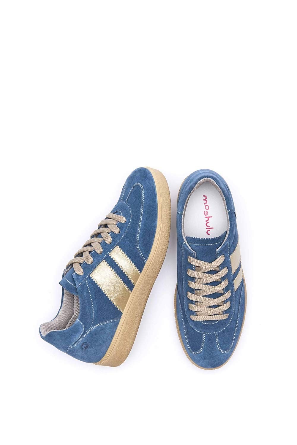 Moshulu Moshulu Women's 'Jess' Colourful trainers in Light Blue - 2