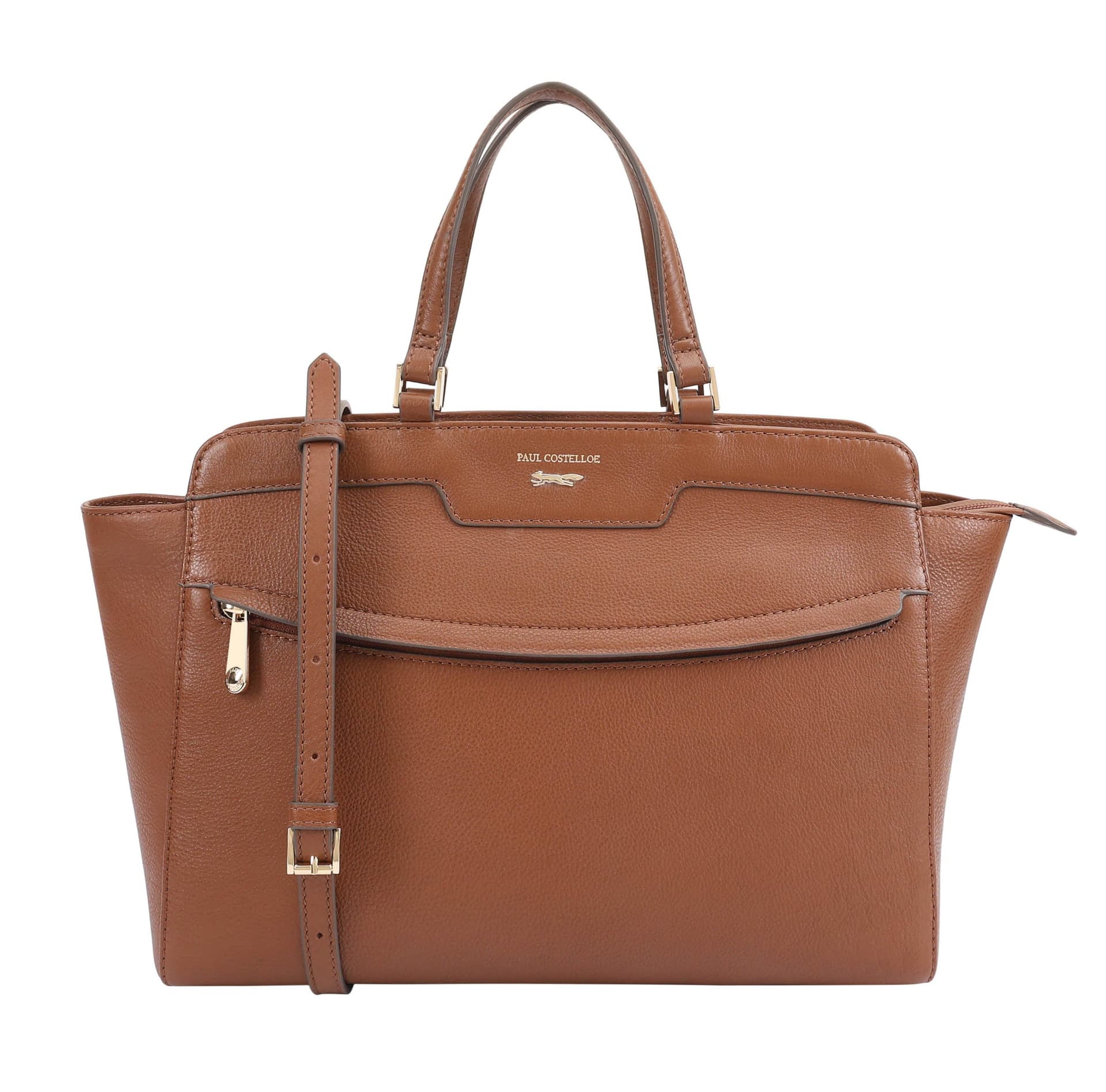 Paul Costelloe Paul Costelloe Women's Calla Leather Multi Way Bag in Brown