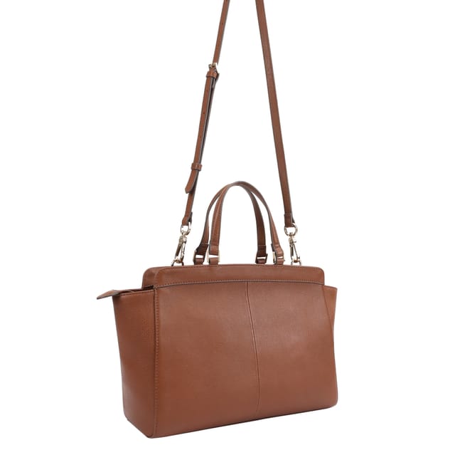 Paul Costelloe Paul Costelloe Women's Calla Leather Multi Way Bag in Brown - 2