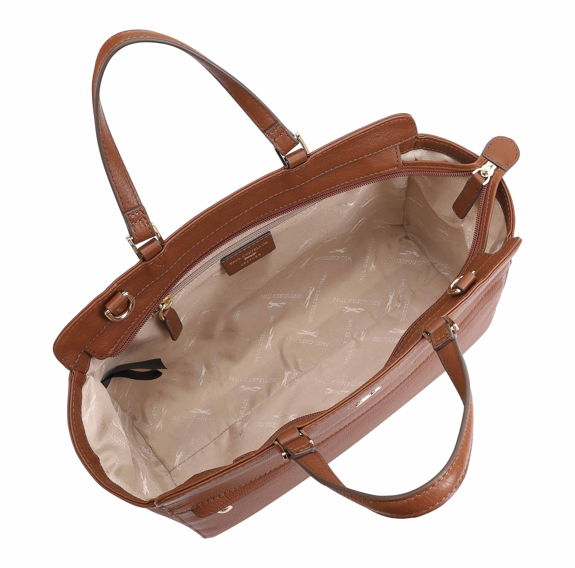 Paul Costelloe Paul Costelloe Women's Calla Leather Multi Way Bag in Brown - 4