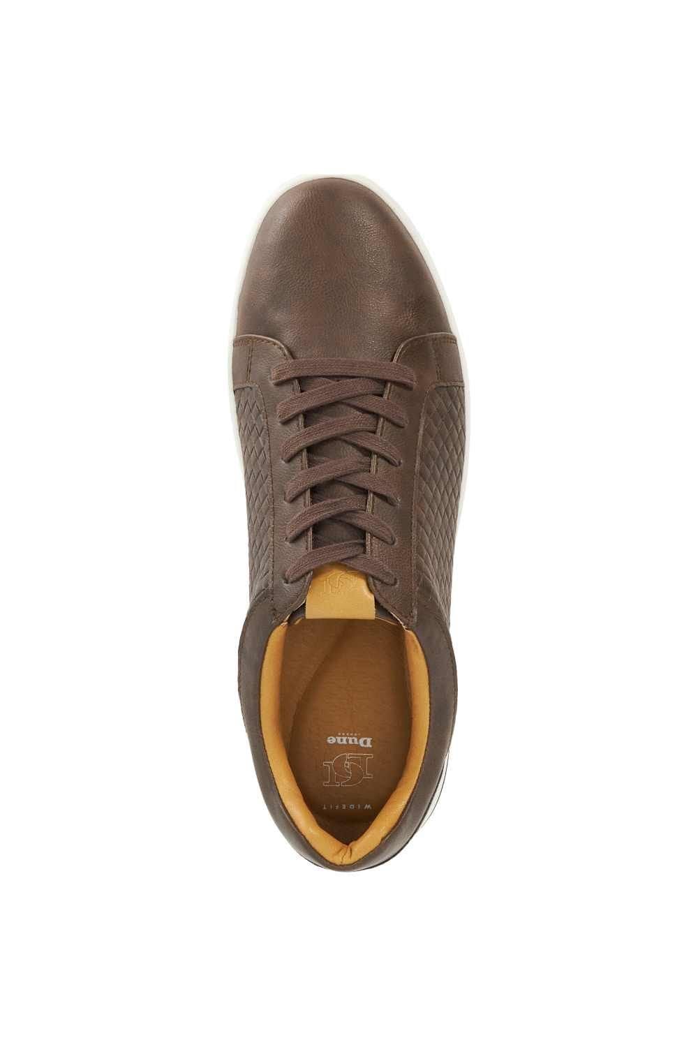 Dune London Dune London Men's Wide Fit 'Tezzy Weave' in Brown - 4