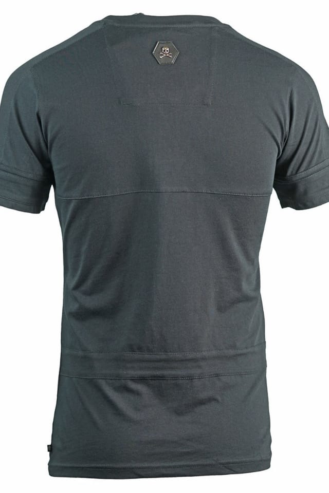 Philipp Plein Philipp Plein Men's Short Sleeve Crew Neck T-shirt in Dark Grey - 2