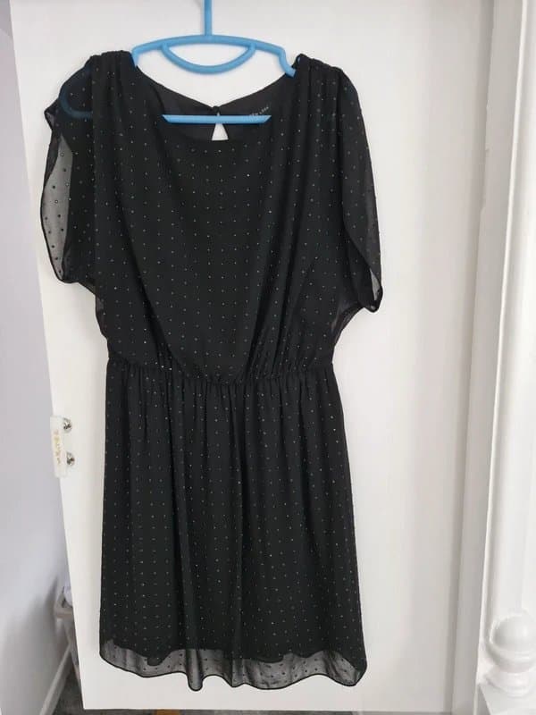 New Look New Look Tall Black Embellished Lined Dress