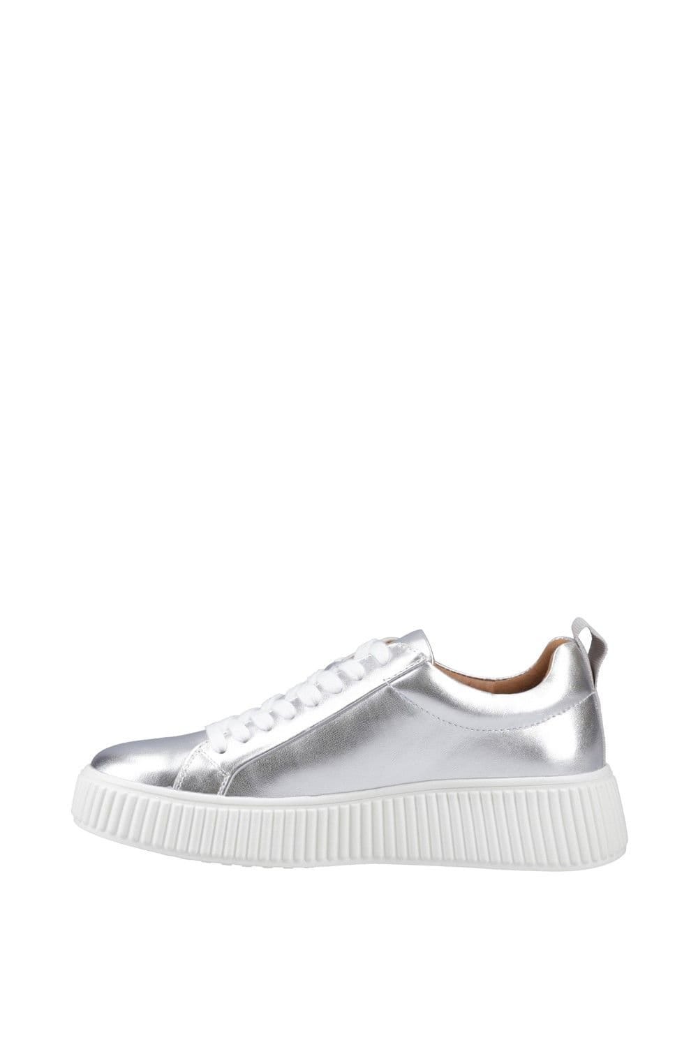 Hush Puppies Hush Puppies Women's Harlow Sneaker in Silver - 4