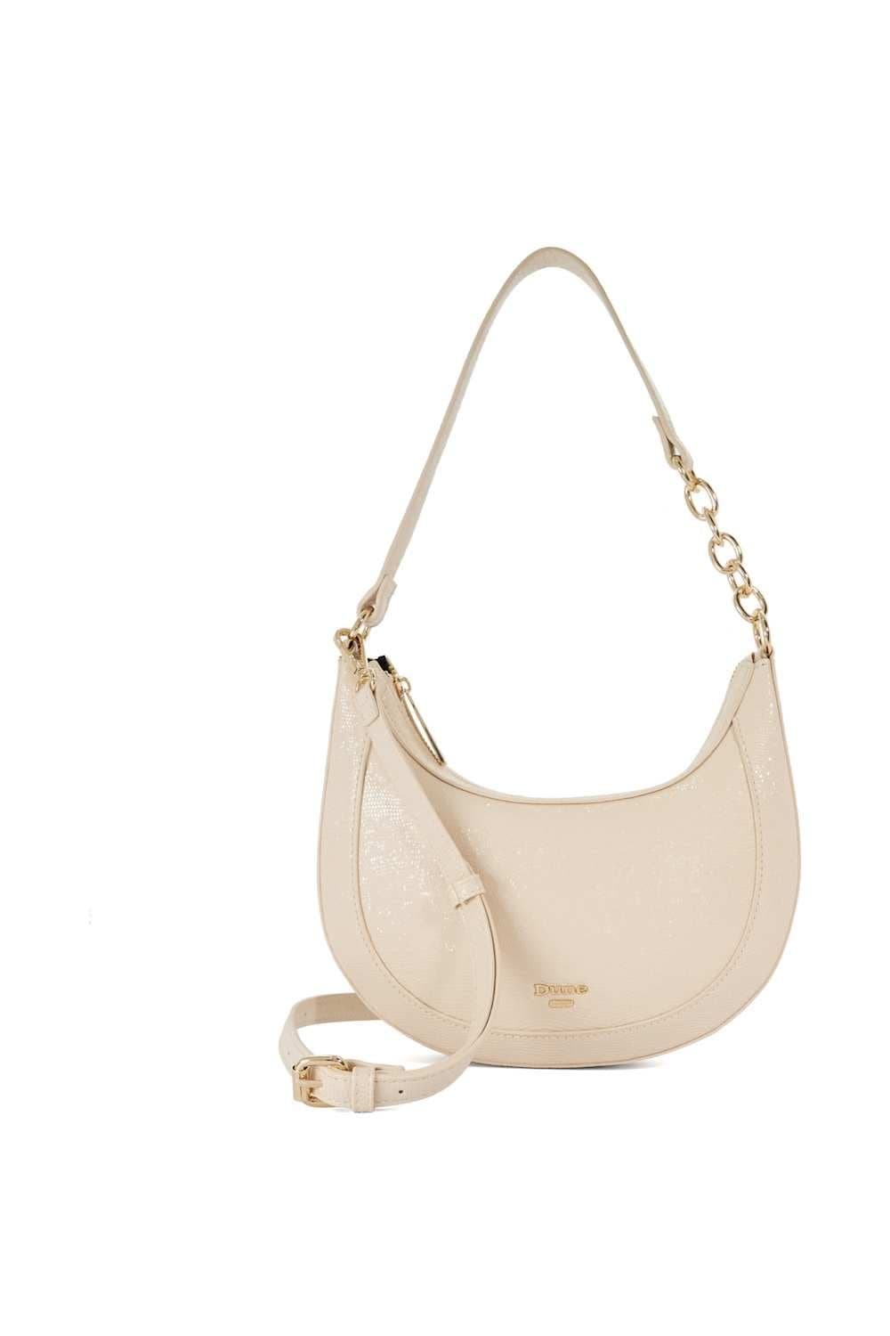 Dune London Dune London White Patent Leather Shoulder Bag