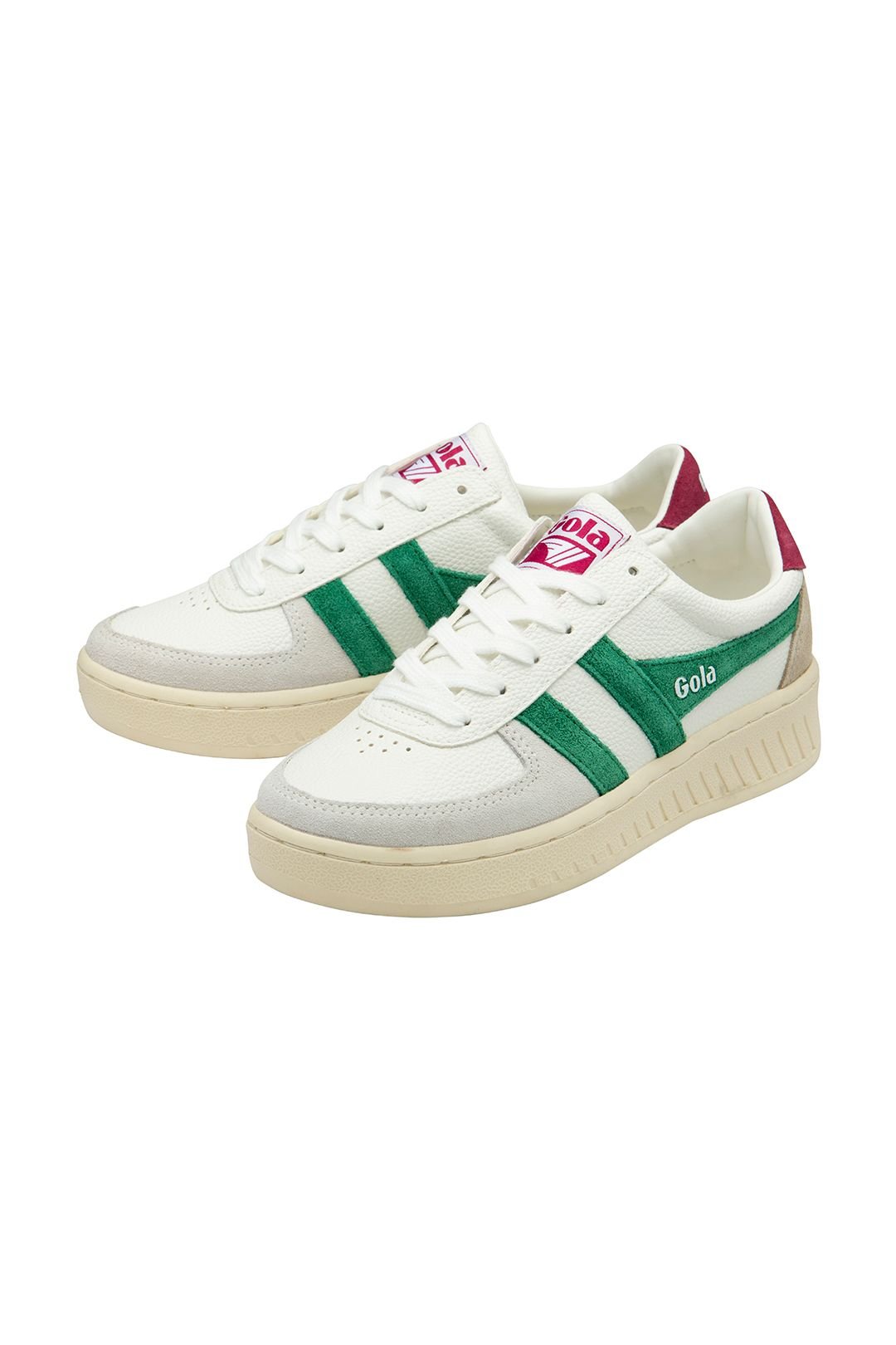 Gola Classics Gola Classics Women's 'Grandslam Trident' Lace-Up Trainers in White - 3