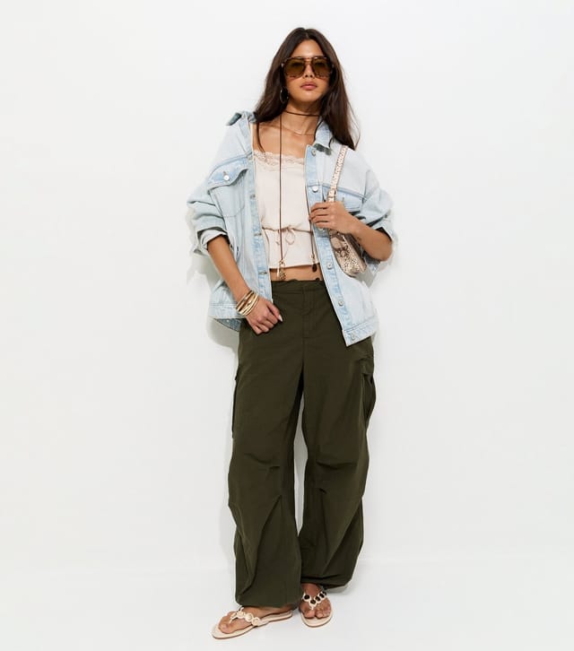New Look Women's Light Blue Oversized Denim Jacket New Look - 3
