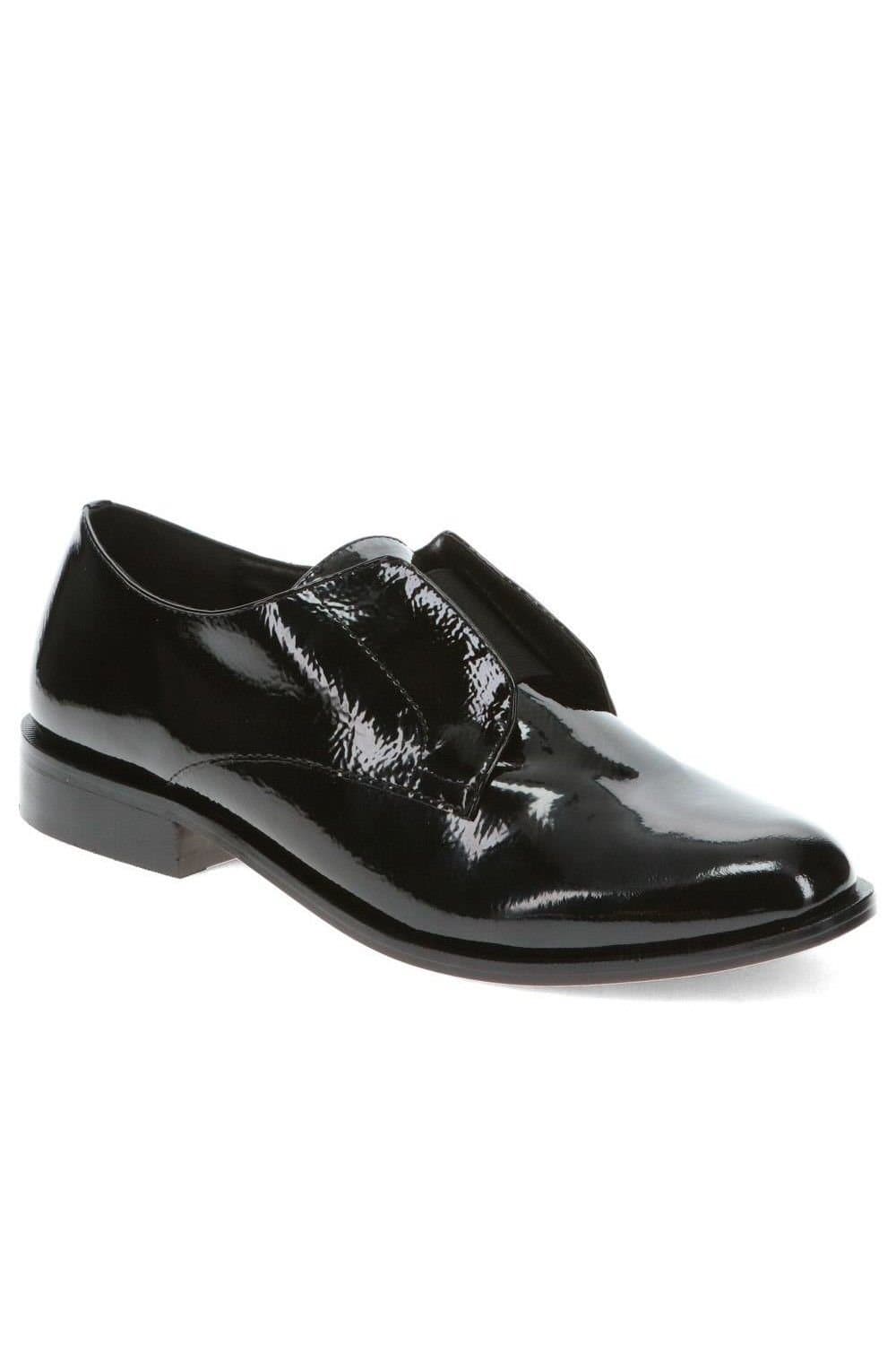 Jones Bootmaker Jones Bootmaker Women's Osterley Leather Pumps in Jet Black