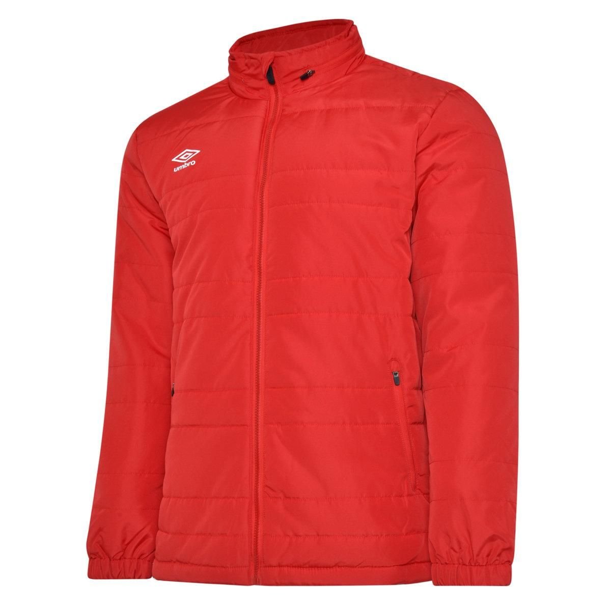 Umbro Umbro Men's Club Essential Bench Jacket in Scarlet - 4