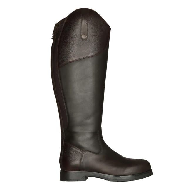 Moretta Moretta Women's Ventura Lite Leather Long Riding Boots in Dark Brown - 2