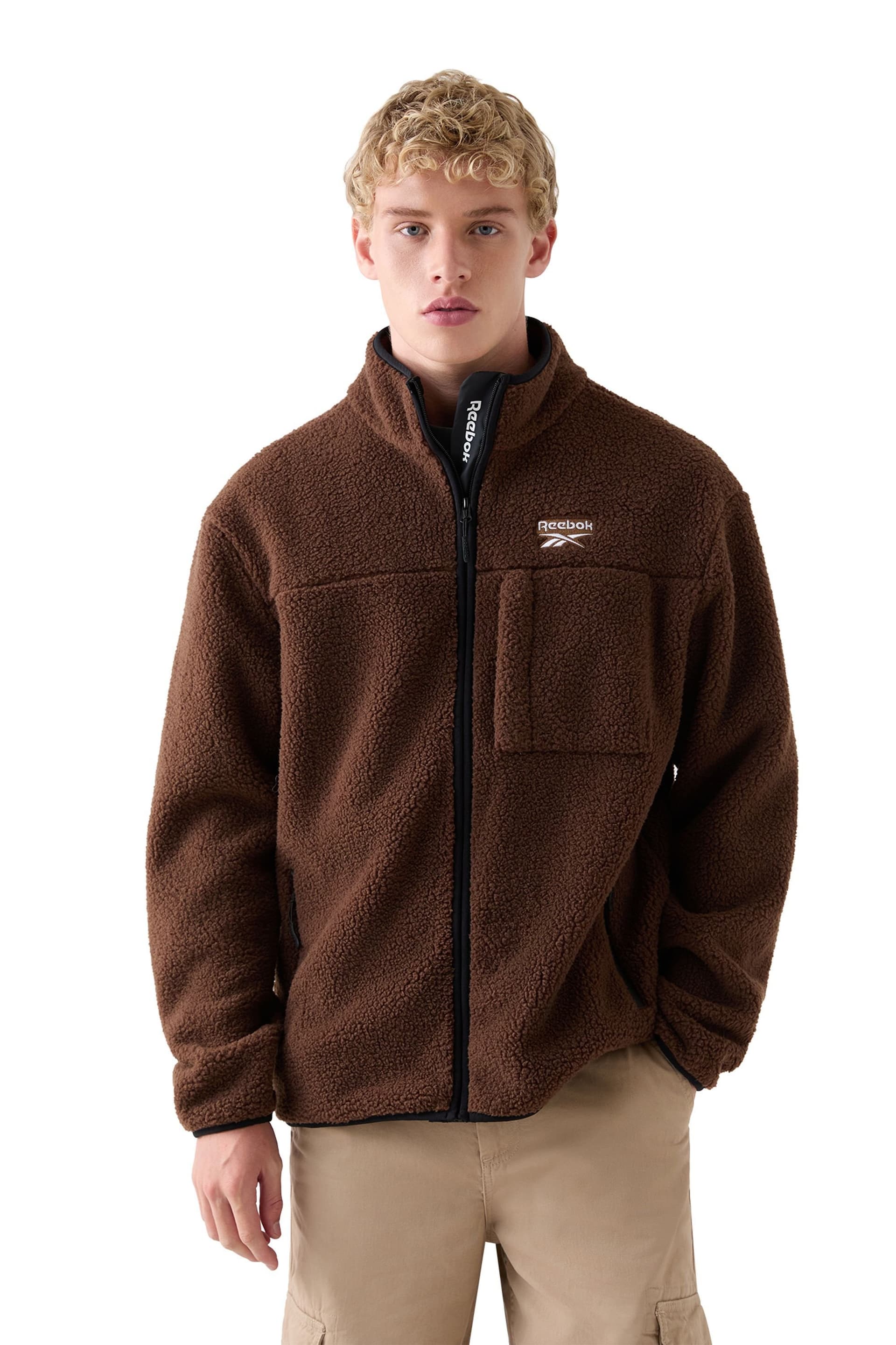 Reebok Reebok Men's Ashby Sherpa Fleece in Brown