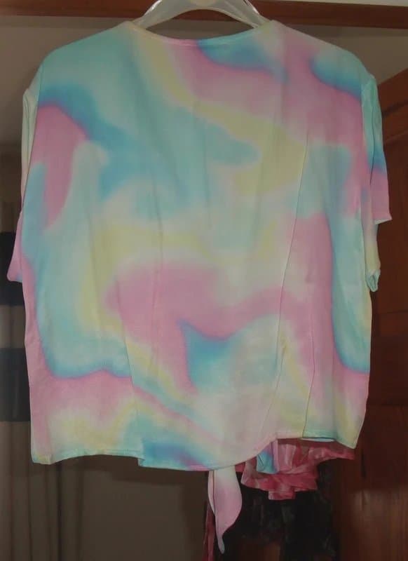 Bershka Bershka Tie Front Satin Blouse Size S BNWT