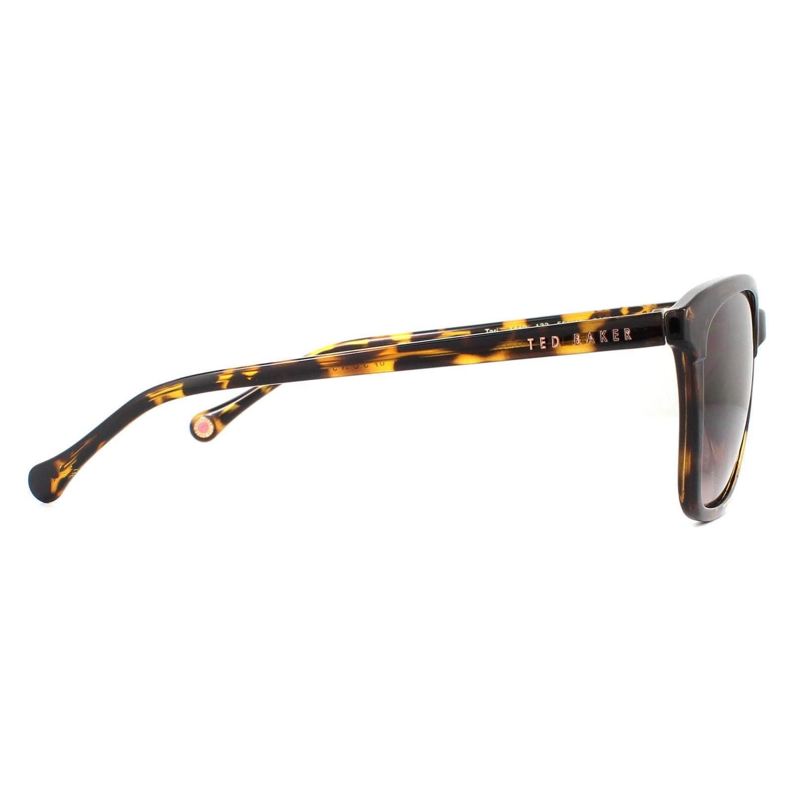 Ted Baker Ted Baker Women's Square Havana Brown Gradient TB1440 Tari Sunglasses - 4