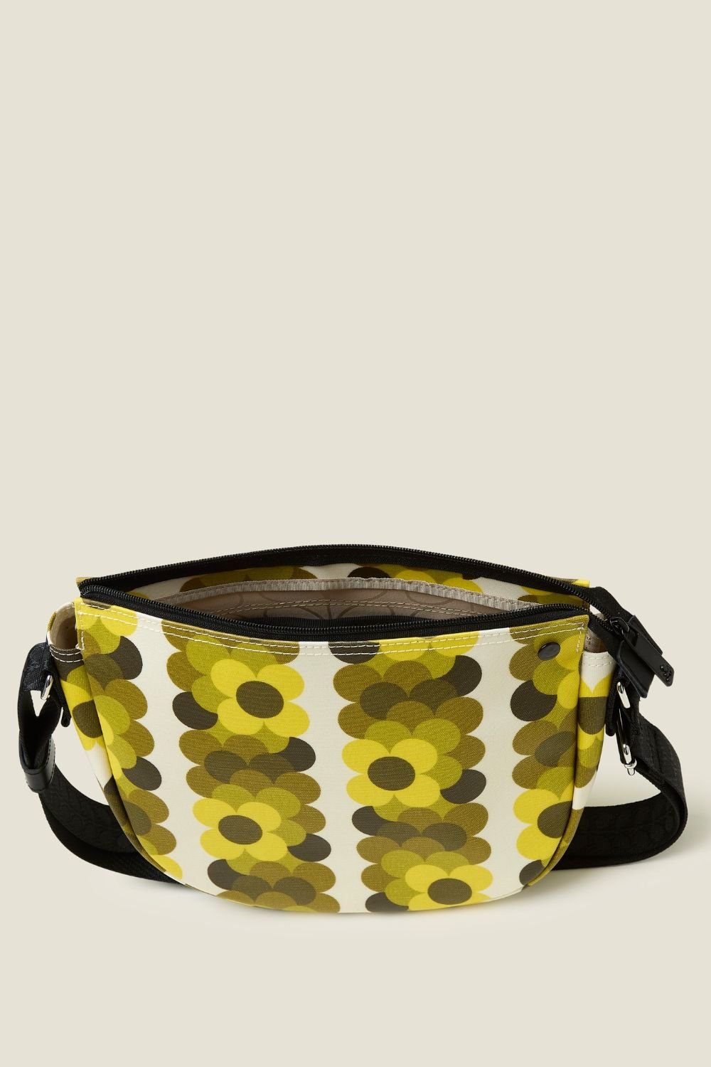 Orla Kiely Orla Kiely Women's Rounder Crossbody - Retro Flower Yellow - 3