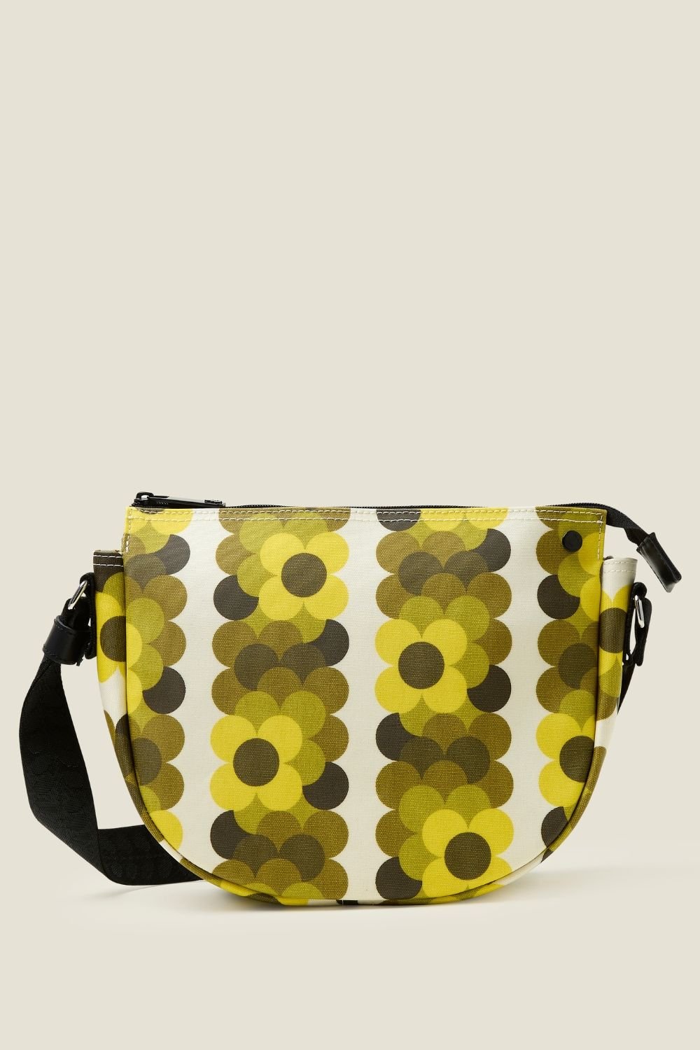 Orla Kiely Orla Kiely Women's Rounder Crossbody - Retro Flower Yellow - 4