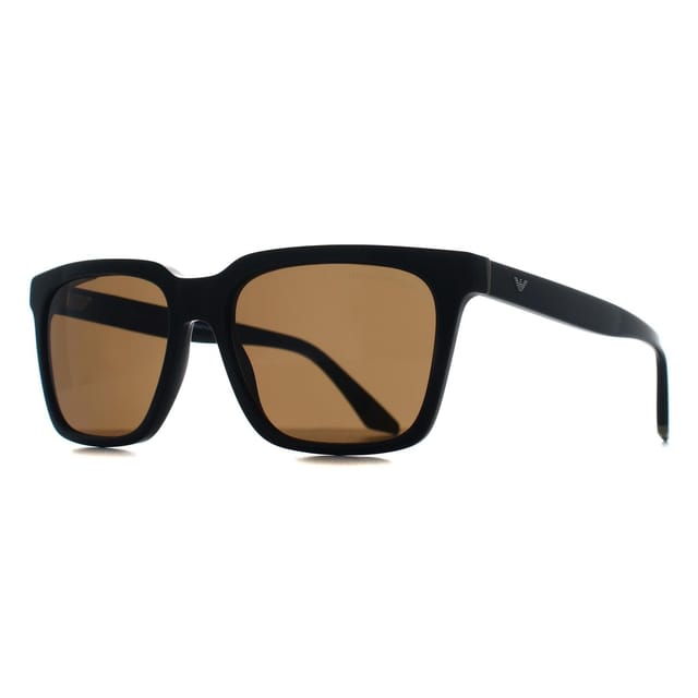 Emporio Armani Emporio Armani Men's Square Black/Beige Brown EA4260 in Black - 2